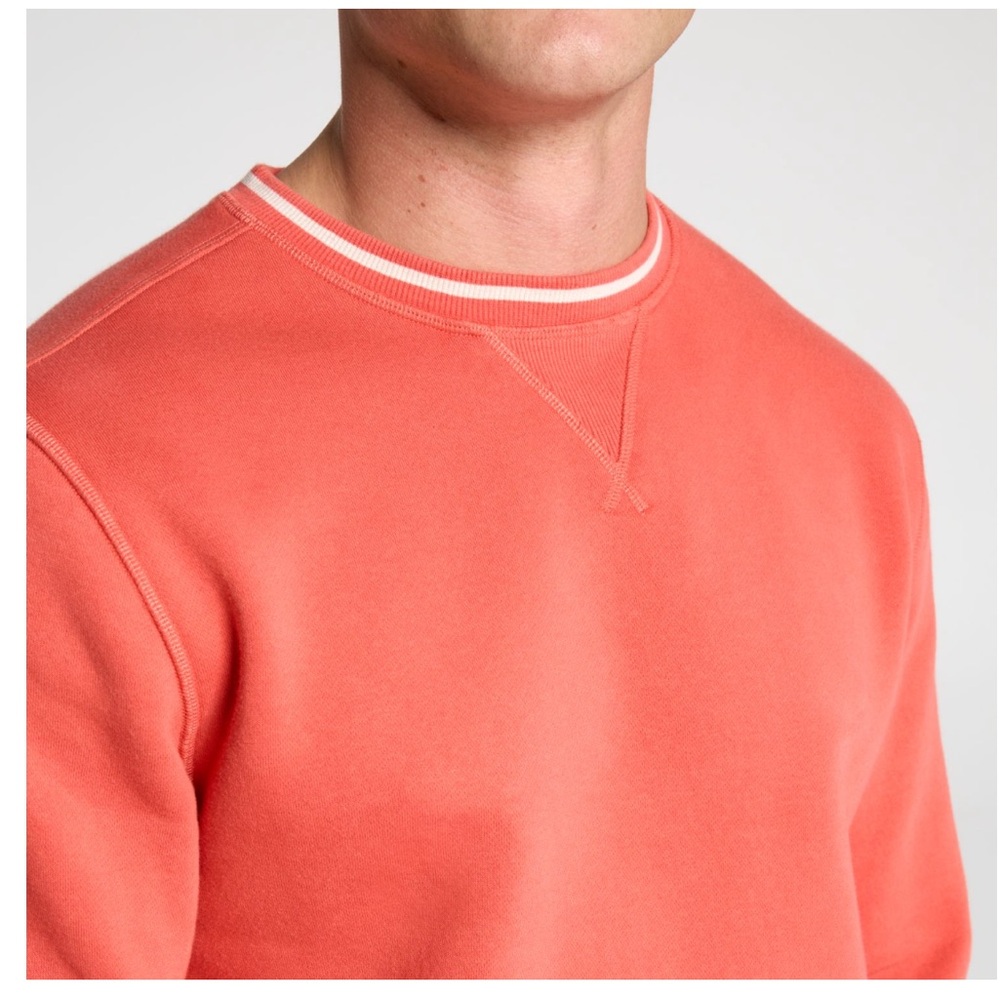 NWT DSG Men's Crewneck Sweatshirt  - Light Red Sz M & XL $40 - Picture 6 of 9